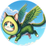 Logo of Flying Avocado Cat