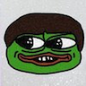 Logo of pepe in a book of memes