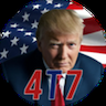 Logo of Trump 47